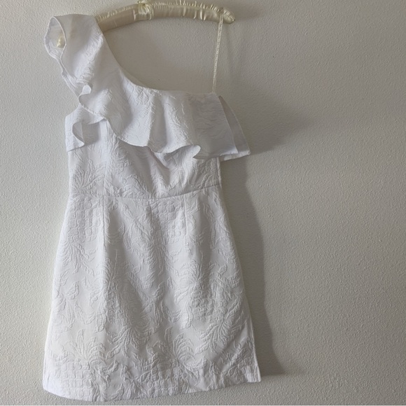 {Lilly Pulitzer} Brand New Kipton One-Shoulder Romper - Picture 6 of 11